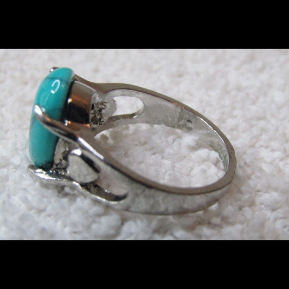 True Turquoise Silver Ring - Picture 3 of 4